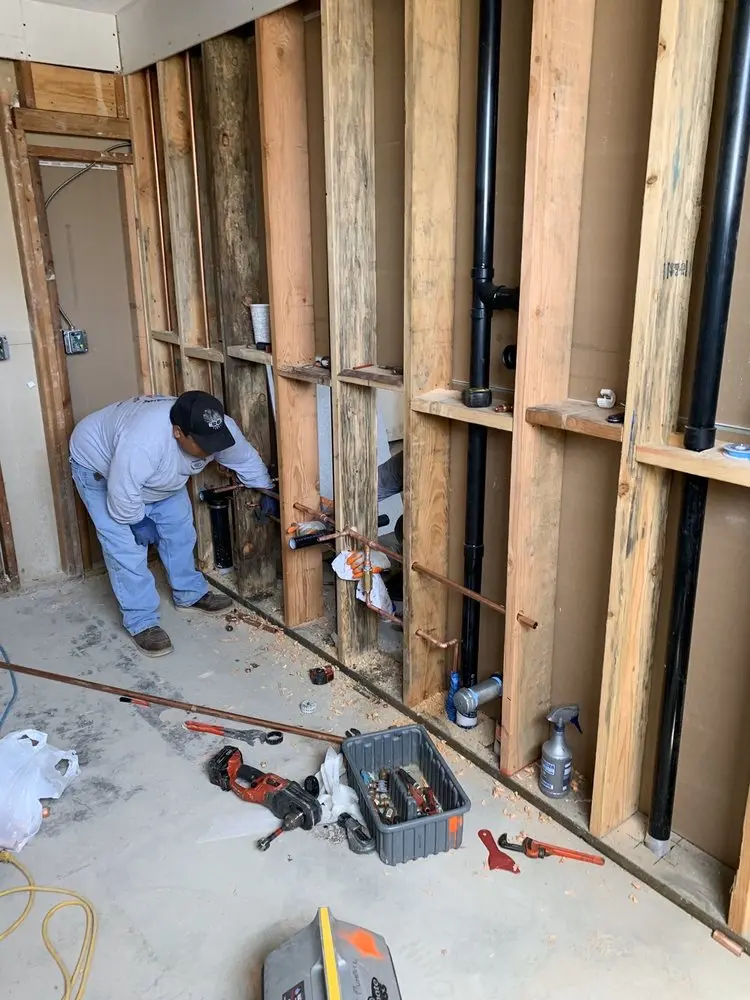 Commercial rough-in plumbing for Commercial Plumbing in Stonewood